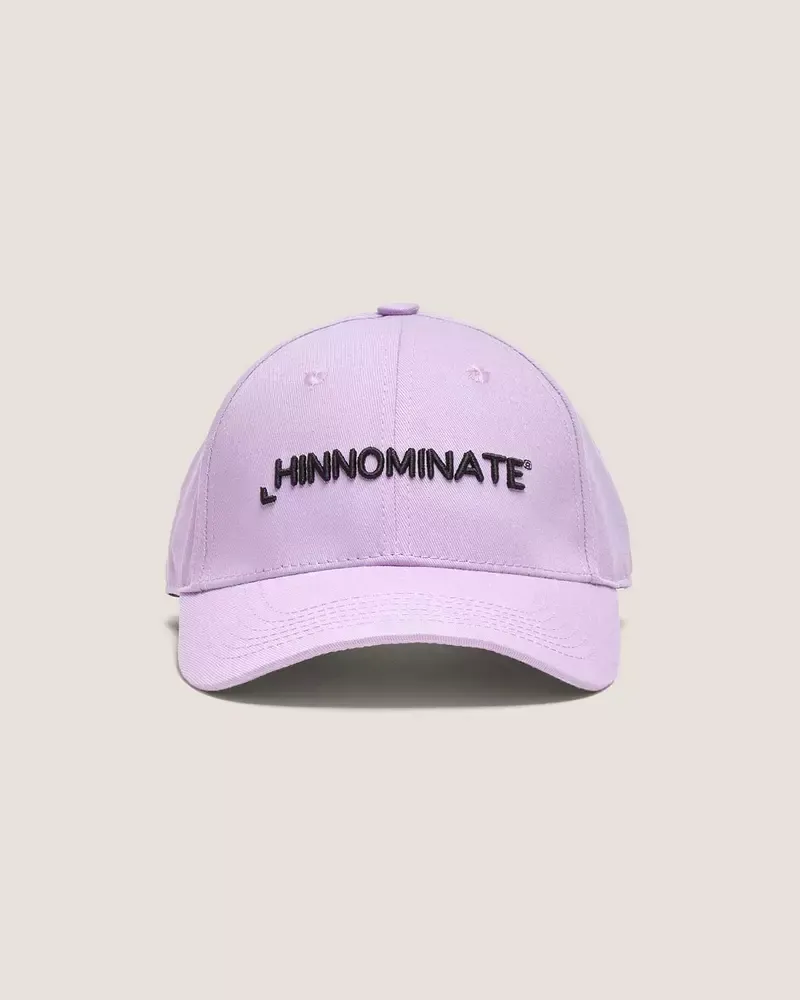 

Шикарная хлопковая шапка с вышитым логотипом HINNOMINATE, фиолетовый
