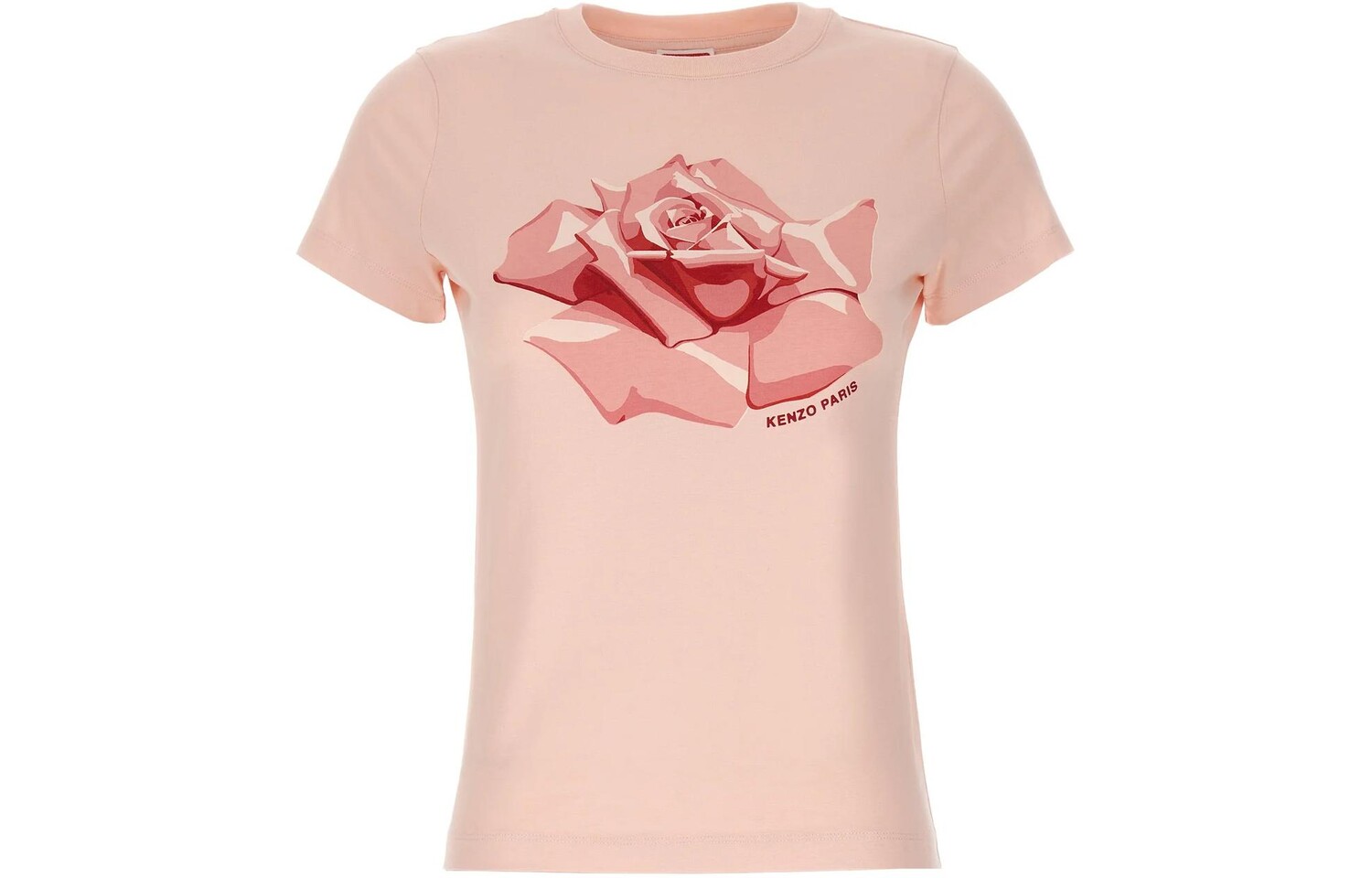 

Футболка женская Kenzo с рисунком цветка, розовый