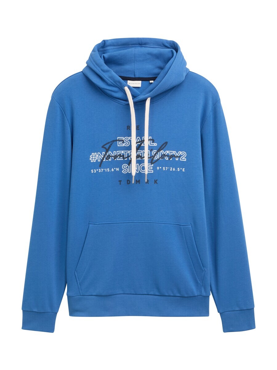 

Толстовка с капюшоном TOM TAILOR Sweatshirt, цвет navy/sky blue