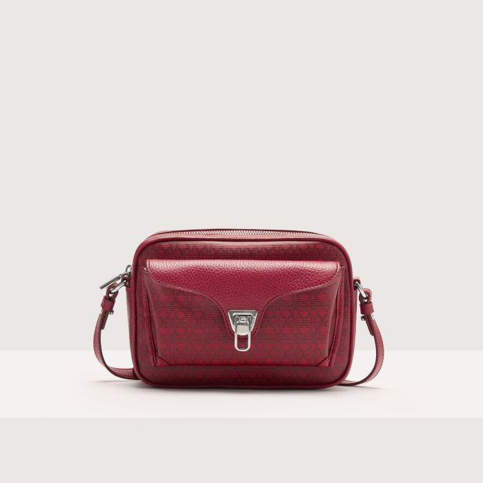 

Сумка кросс-боди Coccinelle Beat Coated monogram small, цвет Multi Sangria/Sangria, Красный, Сумка кросс-боди Coccinelle Beat Coated monogram small, цвет Multi Sangria/Sangria