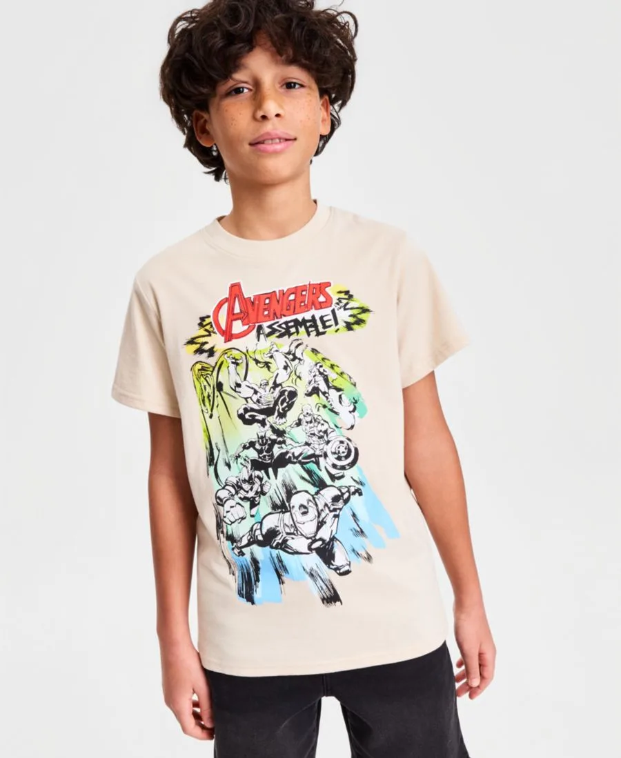Детская футболка "Мстители" размеры XS-XL Epic Threads, Papyrus