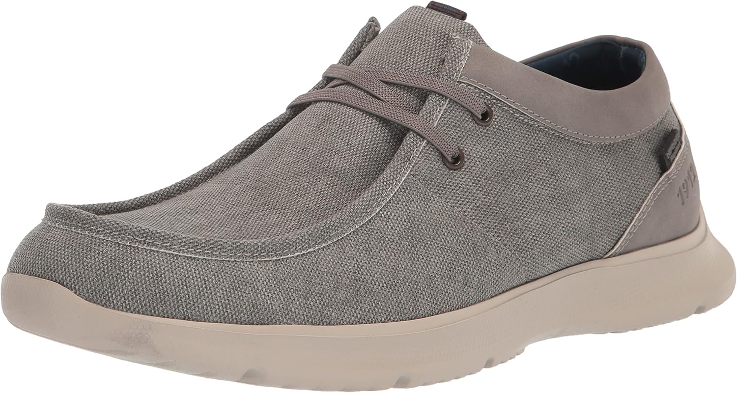 

Мужские слипоны Nunn Bush Bushwacker с носком-мокасином, тканевые, легкие, повседневные, серый