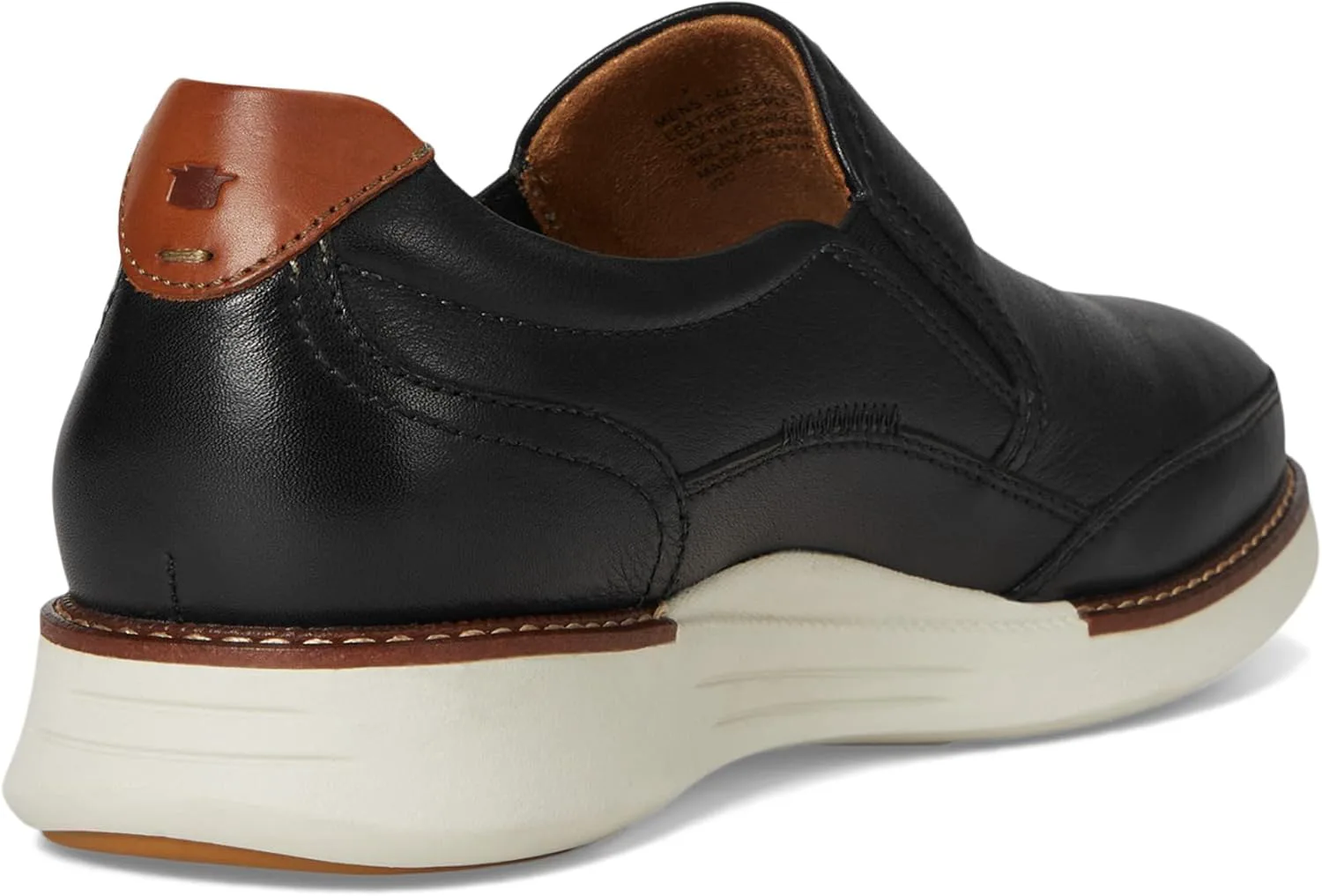 Florsheim Launch Moc Toe Slip On Мужские слипоны, черно-белый — фото 4