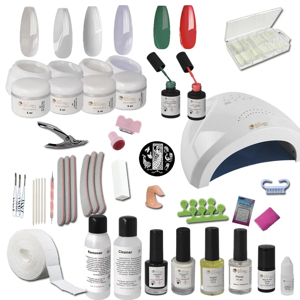 Стартовый набор для наращивания ногтей УФ-гелем Hollywood от Sun Garden Nails Sun Garden Nails