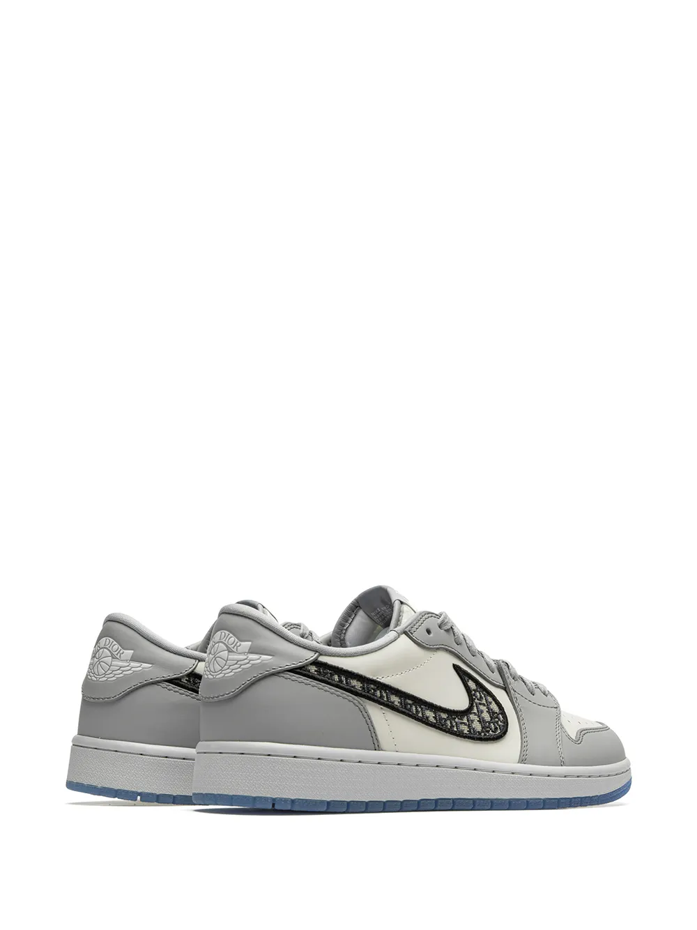 Кроссовки Air Jordan 1 из коллаборации с Dior, серый — фото 3