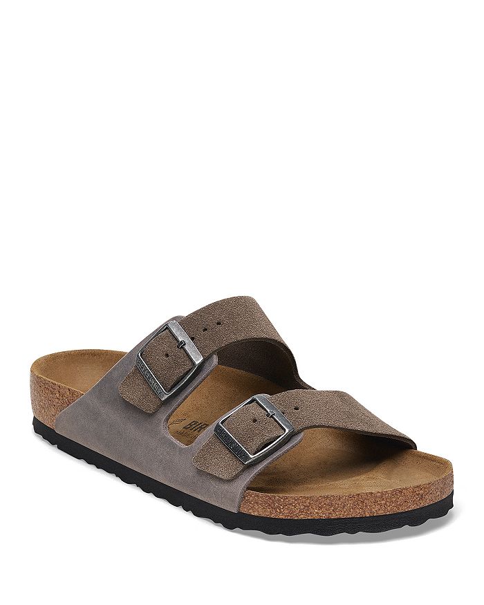 

Мужские сандалии Arizona из серой замши Birkenstock, серый