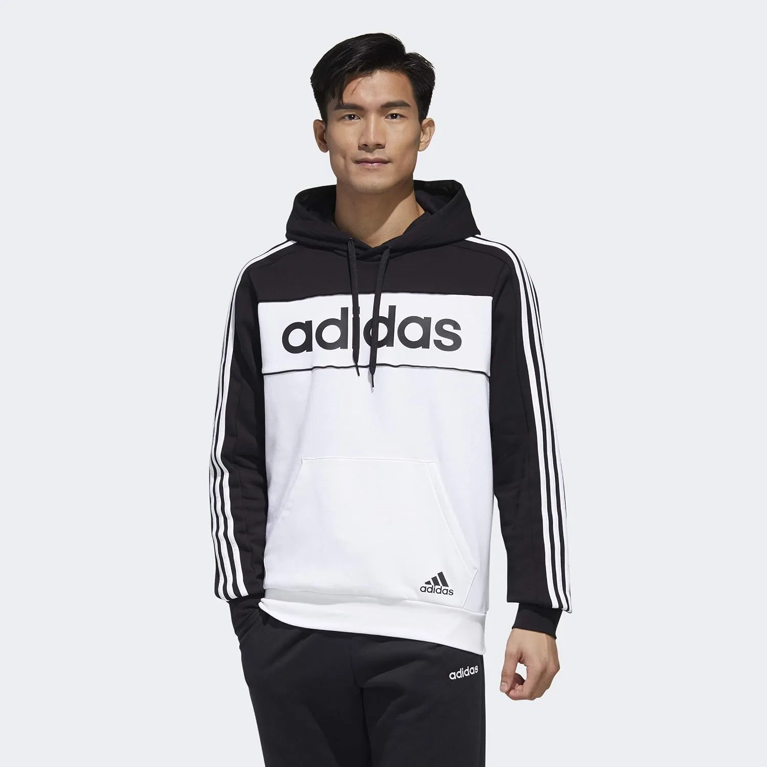 Мужская толстовка с капюшоном adidas Essentials — фото 3