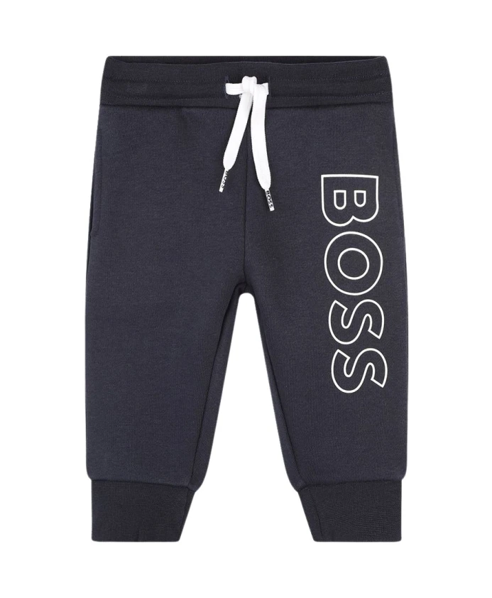 

Флисовый комбинезон с регулируемой резинкой Hugo Boss, синий