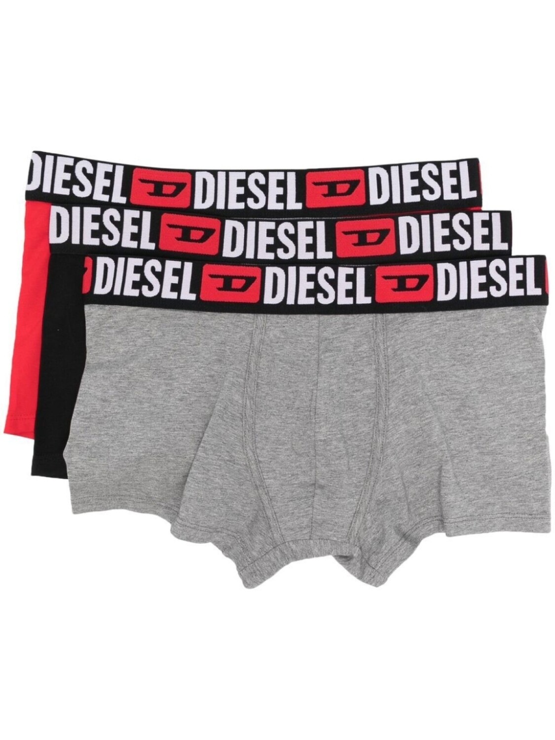 

Diesel комплект из трех трусов-брифов Umbx-Damien, черный