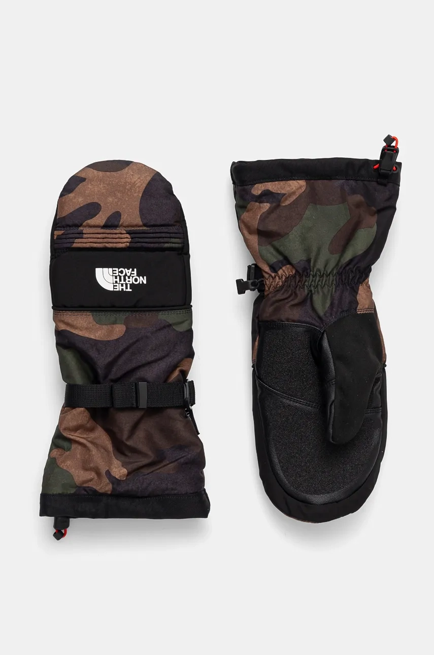 

Лыжные перчатки The North Face, зеленый