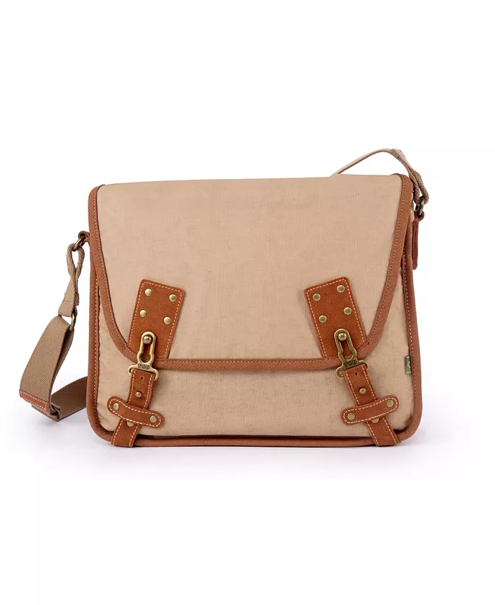 

Сумка-мессенджер Dolphin Canvas TSD BRAND, коричневый/бежевый