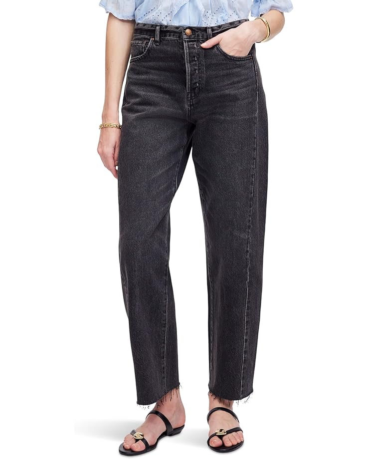 

Джинсы Madewell The Darted Barrel-leg Jean In Black, цвет Lockside Wash
