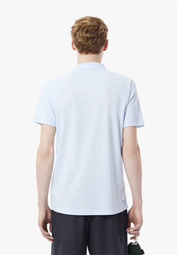 Классическая теннисная рубашка-поло Lacoste Sport, Bleu Clair — фото 3