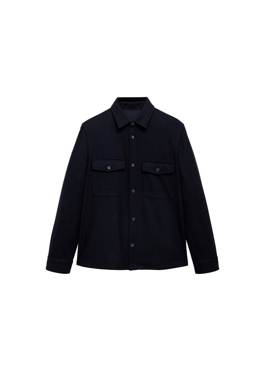 

Всесезонная куртка MANGO MAN Between-Season Jacket, темно-синий