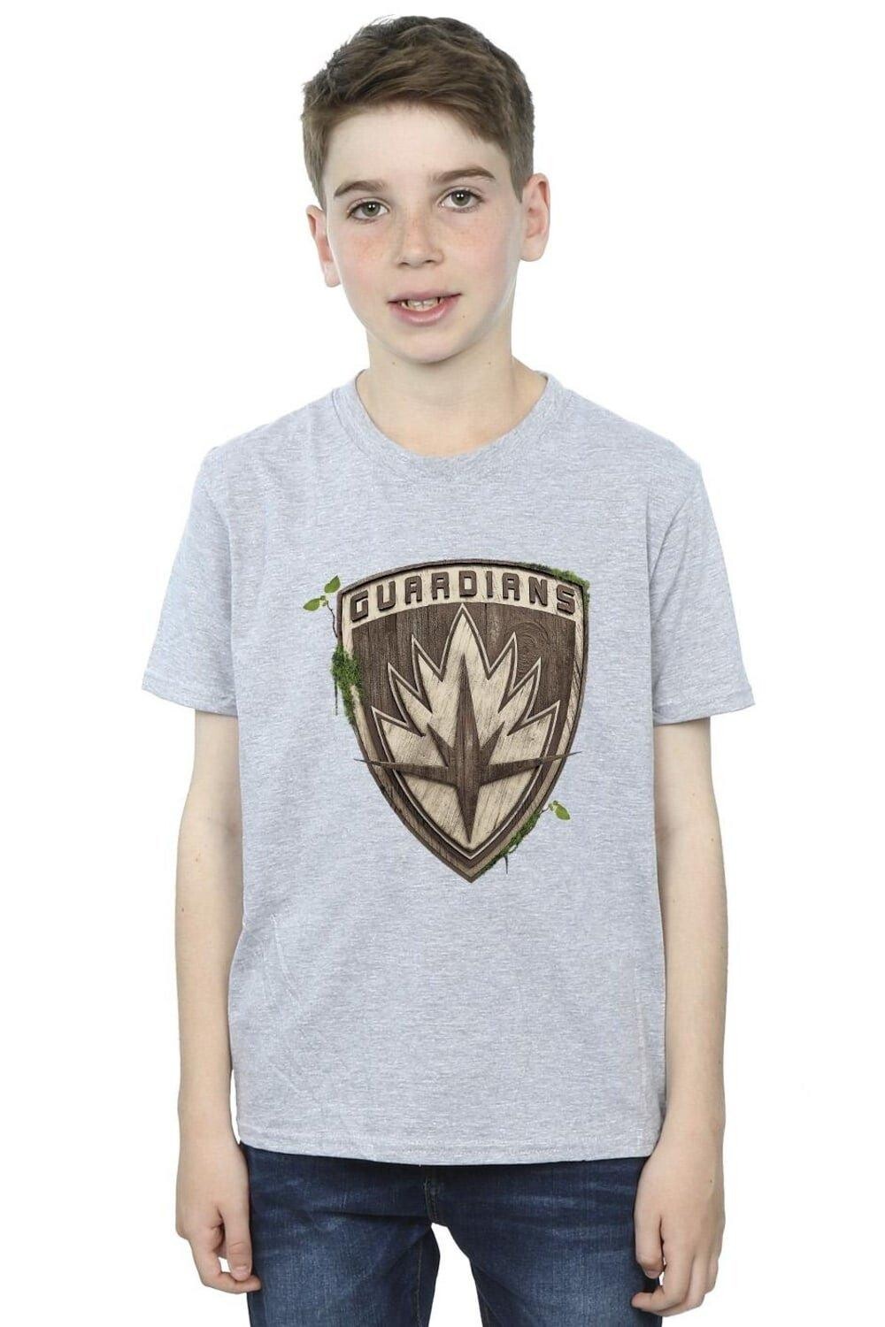 

Футболка с эмблемой «Я — Грут-Хранитель» Marvel, серый