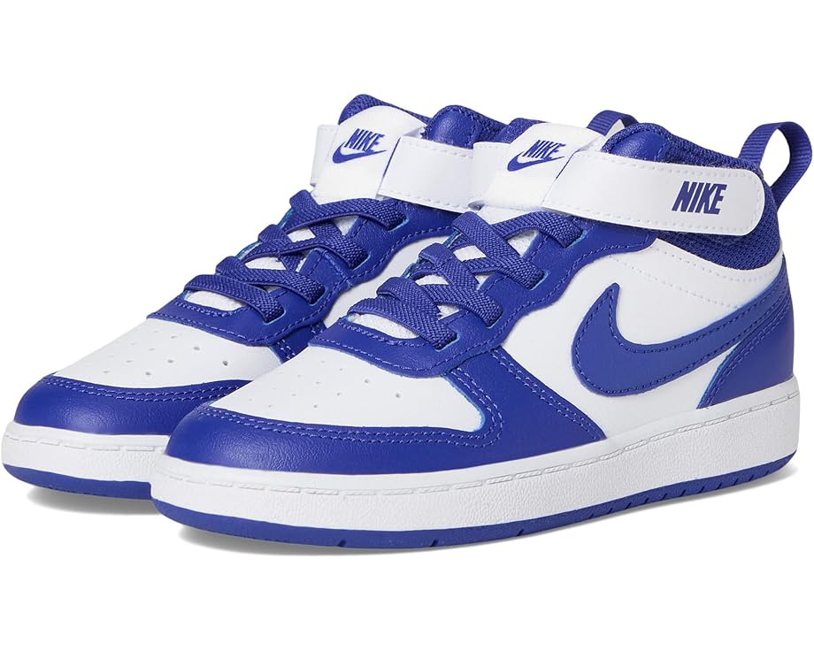 

Детские кроссовки Nike Kids Court Borough Mid 2 (Toddler), White/Deep Night/White