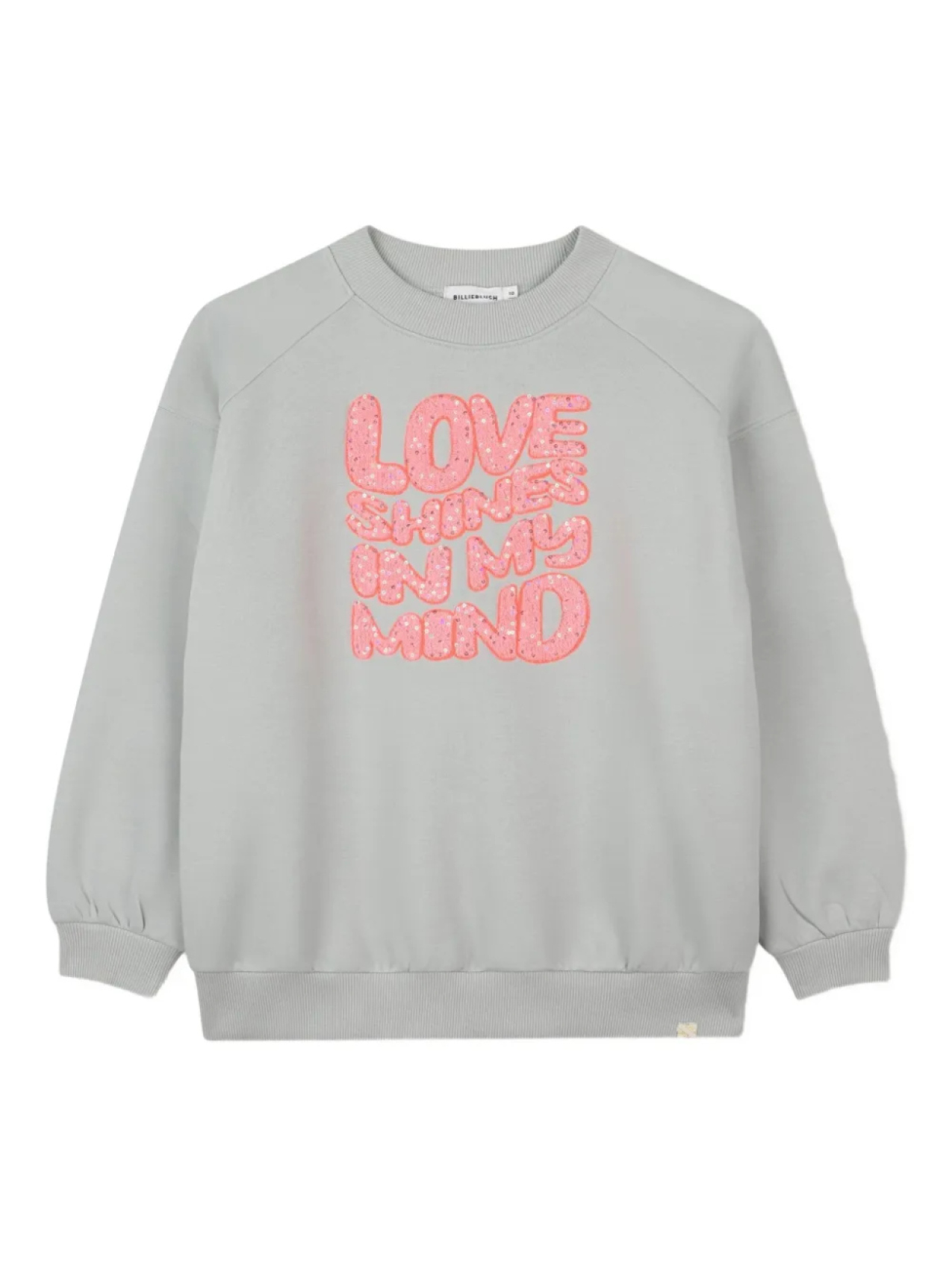 

Billieblush толстовка с надписью Love, серый