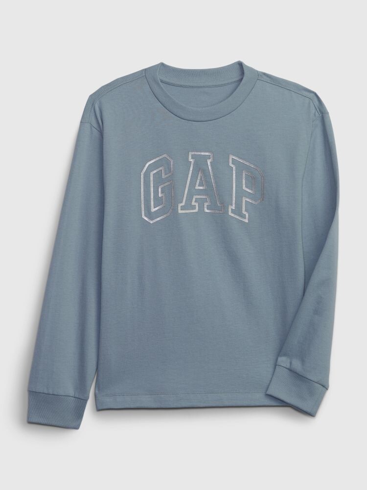 

Детская футболка с логотипом Gap, синий