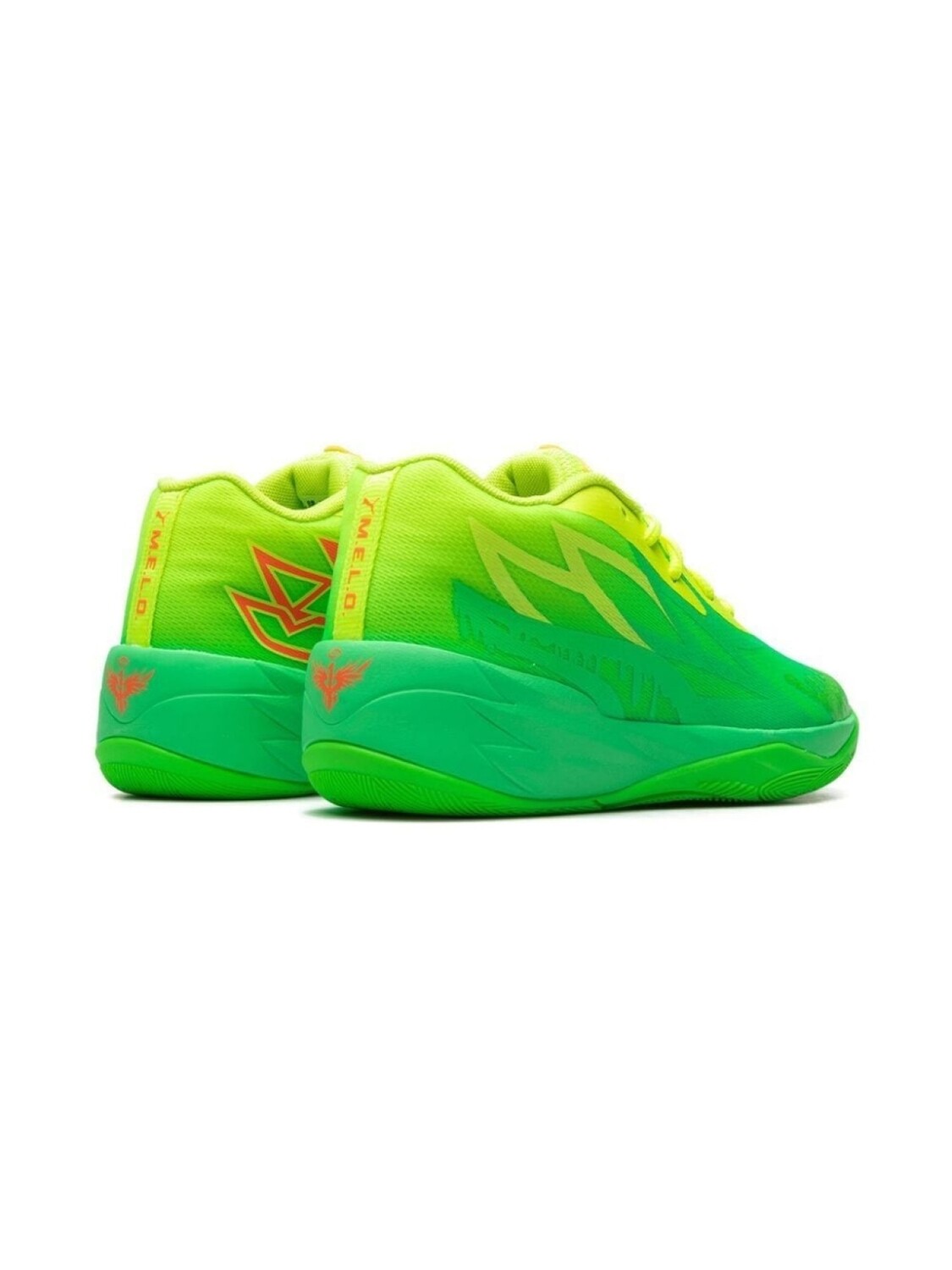 Puma Kids кроссовки Slime MB.02 из коллаборации с Nickelodeon, зеленый — фото 3