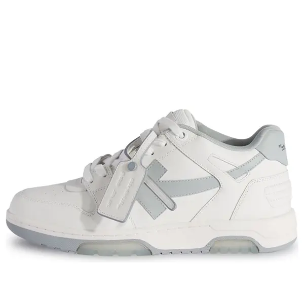 

Кроссовки out of office leather sneakers 'grey white' Off-White, серый