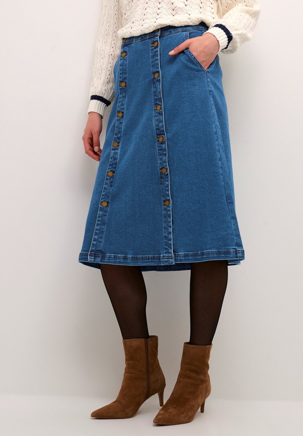 

Верх с клапаном Cream CRTIN, цвет dallas medium blue denim