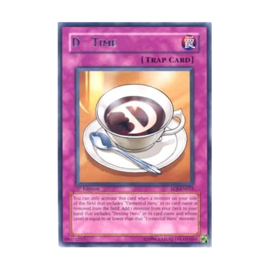 

CCG D - Время (Редкий), Yu-Gi-Oh - Enemy of Justice - Singles