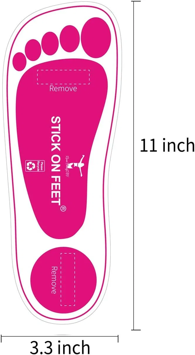 Спрей для загара ног ReneeTan Economy 60 (120) Pink, розовый Stickonfeet — фото 2