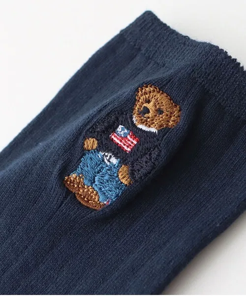 Женские короткие носки Polo Bear из органического хлопка POLO RALPH LAUREN 03207311 — фото 2