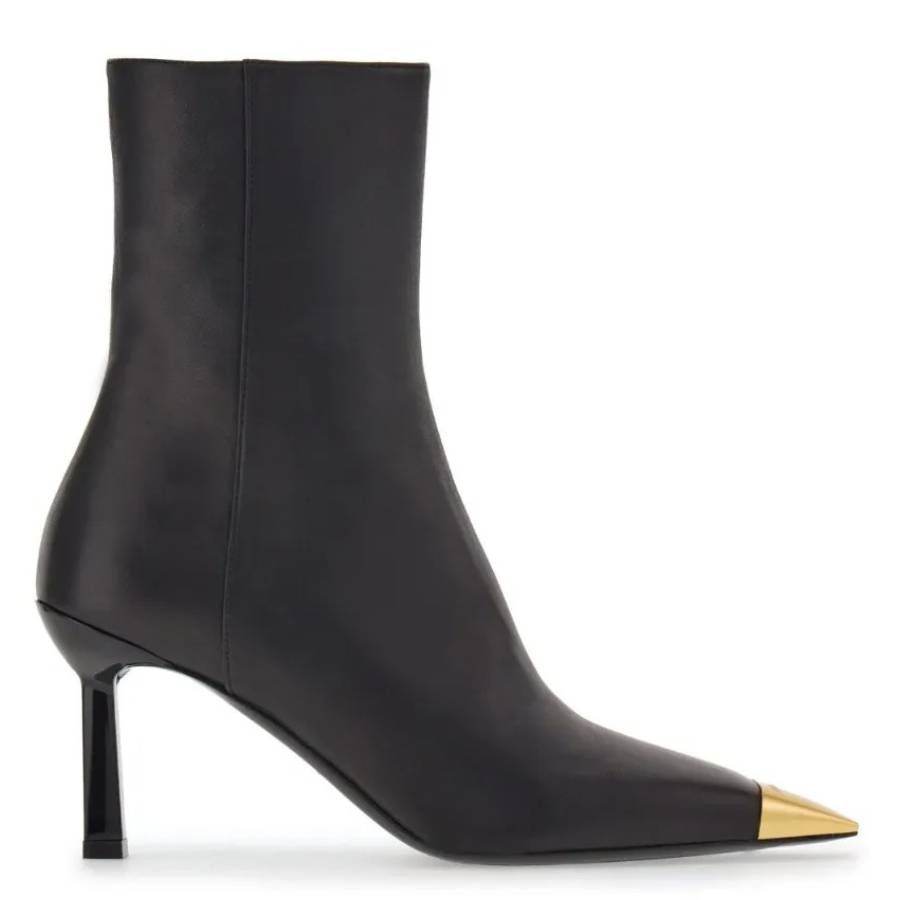Ferragamo Amelia 70 кожаные ботильоны Salvatore Ferragamo, черный