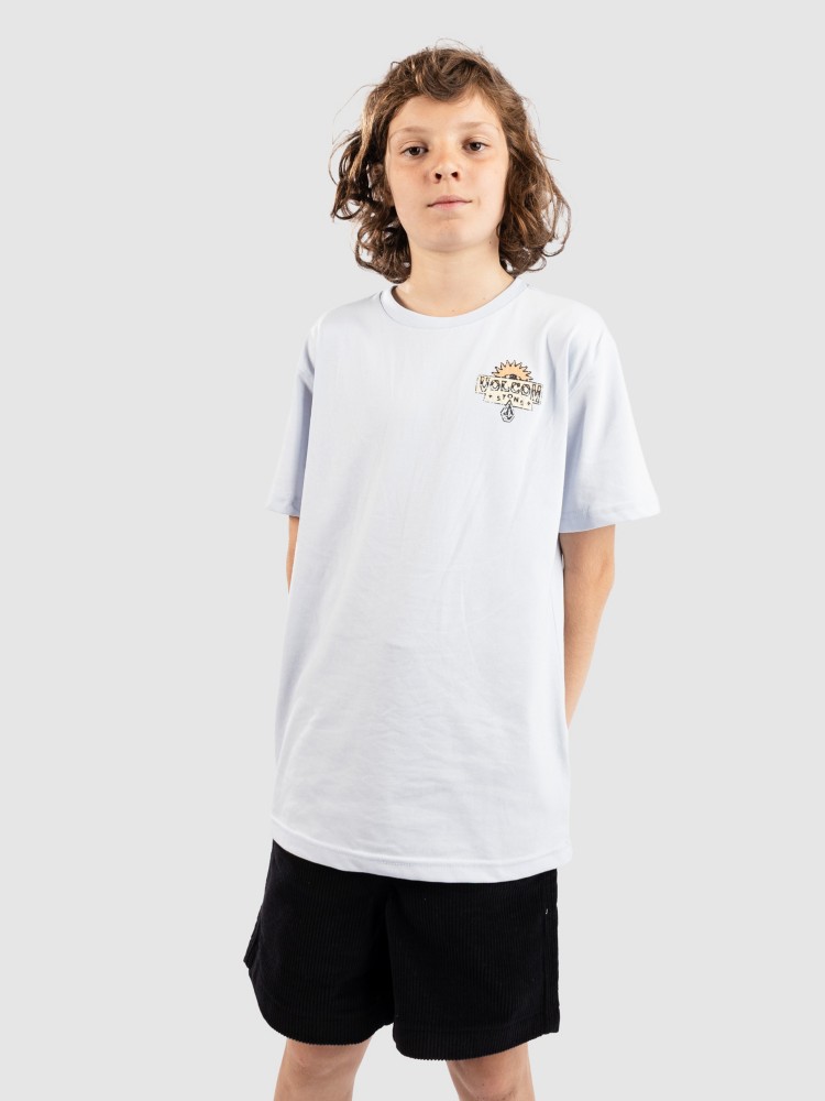 Футболка Volcom Bb Sure Thing Kids T-Shirt, ice blue — фото 2