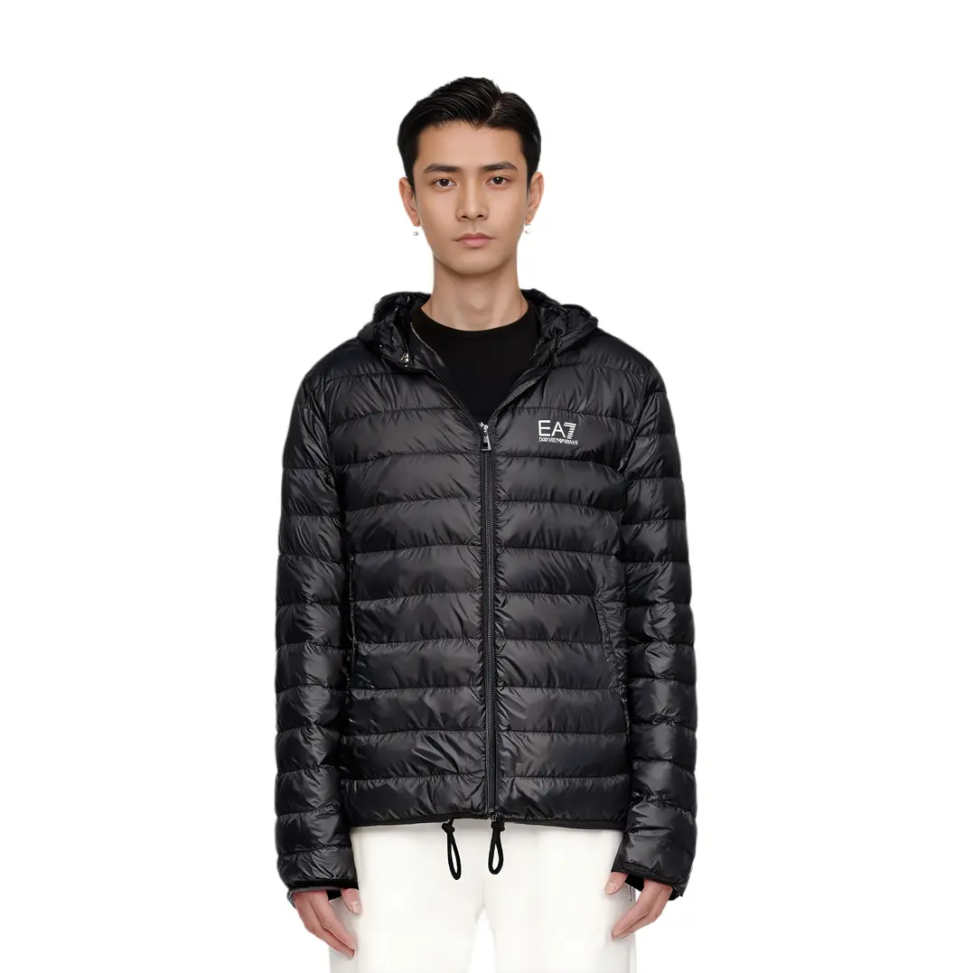 Ea7 Core Identity Складная пуховая куртка EMPORIO ARMANI, черный — фото 4