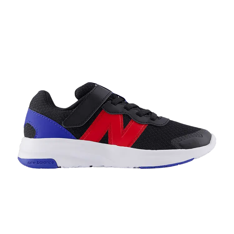

Кроссовки New Balance 578v1 Bungee Lace Top Strap Little Kid Wide, Black Red Royal