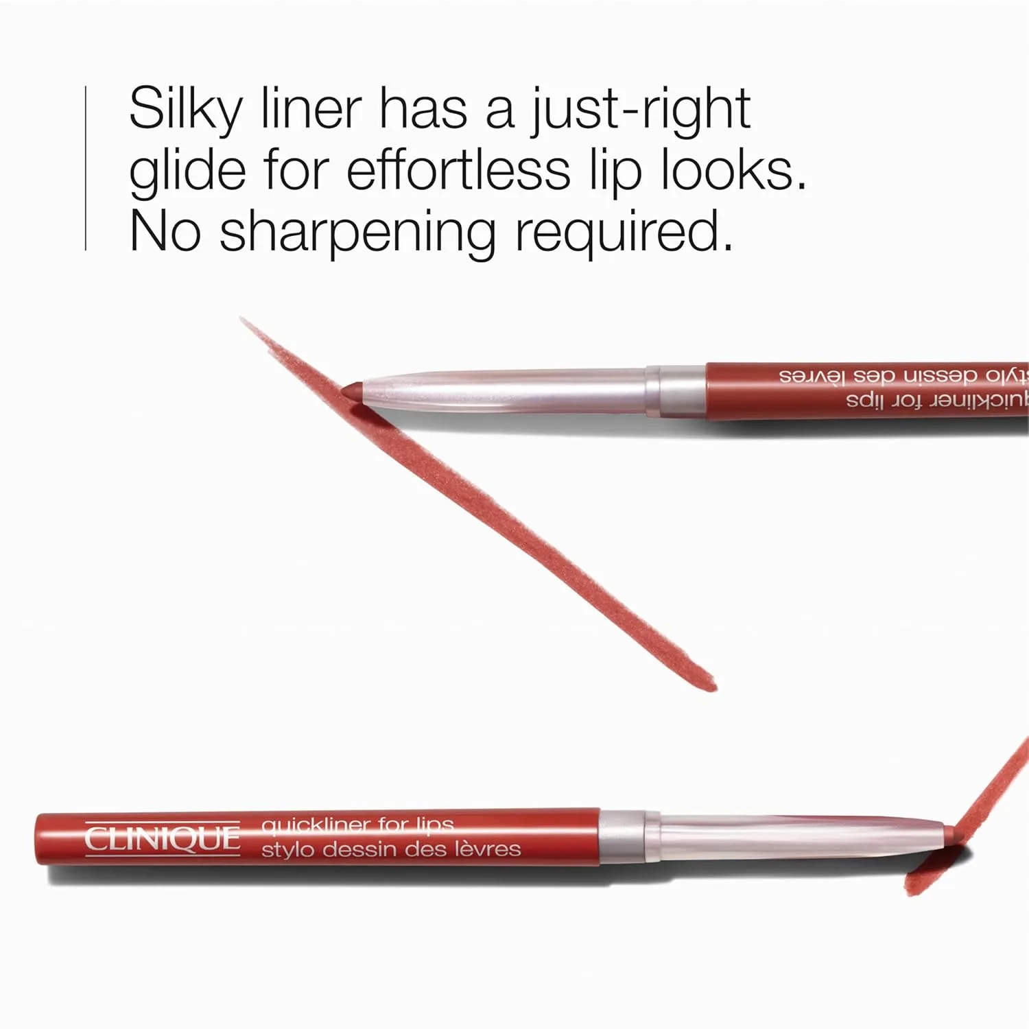 Карандаш для губ Clinique Long Lasting Quickliner | Не сушит губы и не требует заточки | Доступен в 19 оттенках | Теперь в цветах Black Honey, Pink и Nude Honey, Intense Café — фото 3