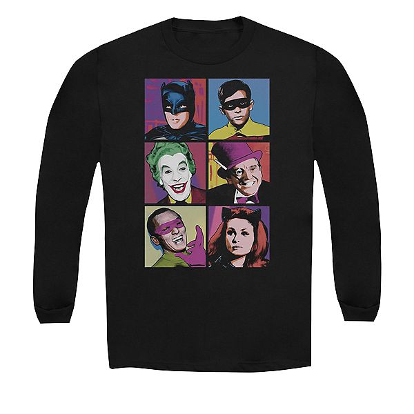 

Футболка с длинным рукавом Batman classic tv pop cast Licensed Character