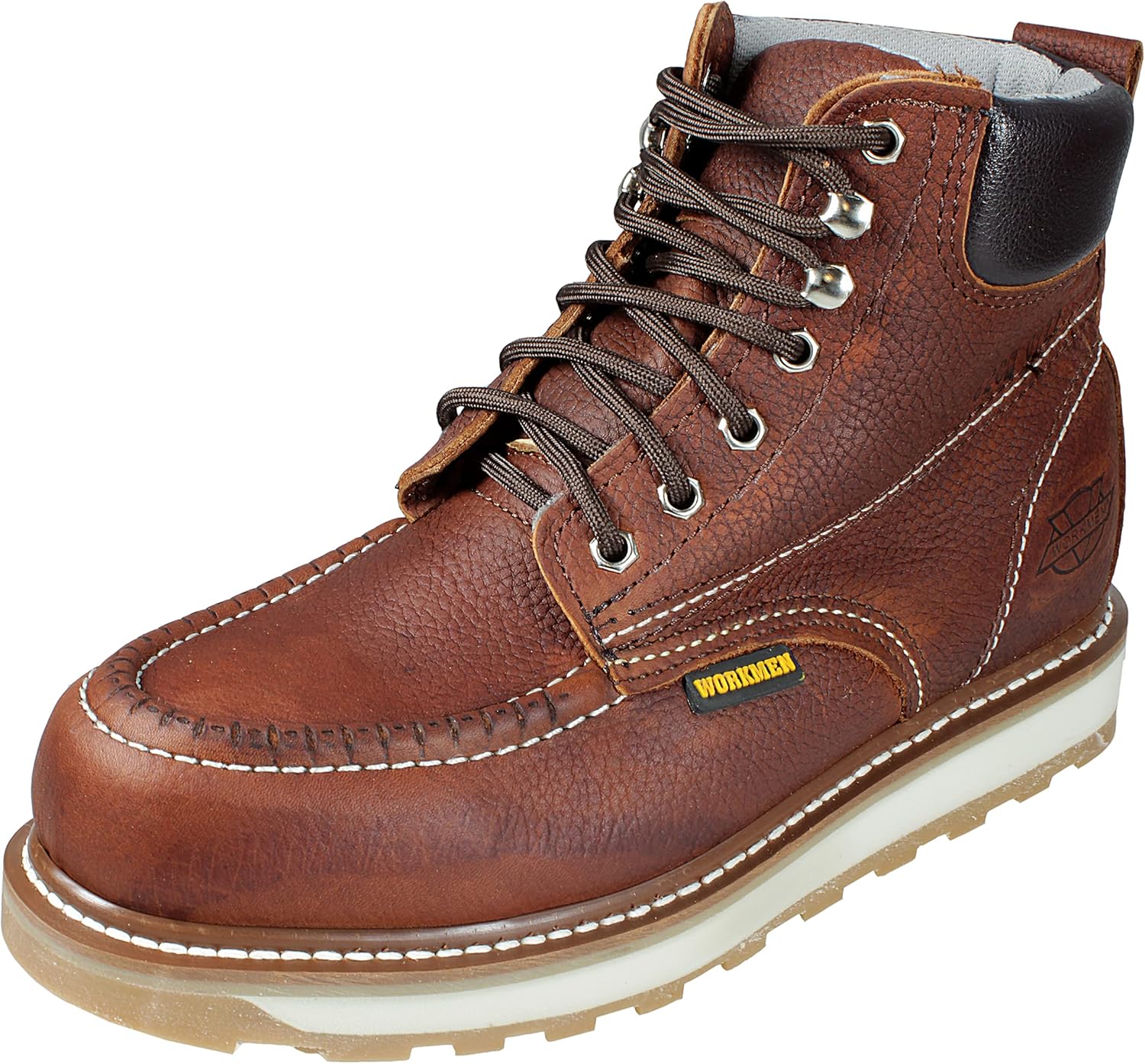 

Мужские ботинки из натуральной кожи с шнуровкой и носком-мок с отделкой 620 Honey-Shedron Workmen-V