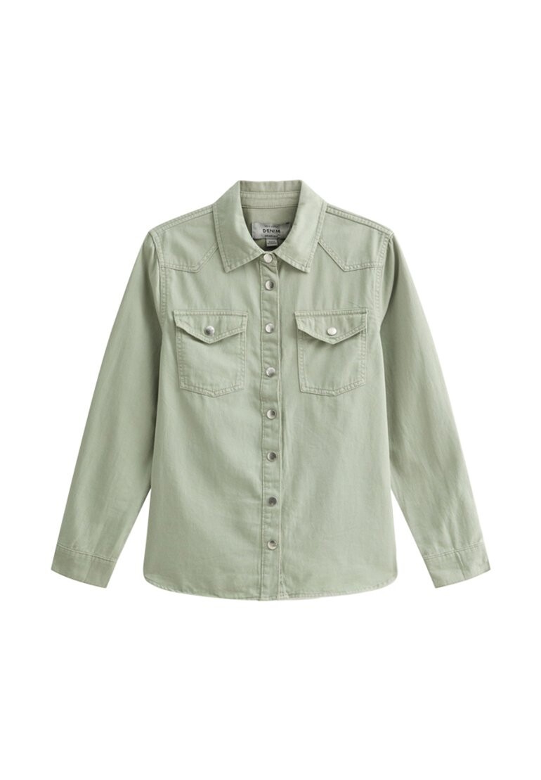 

Блузка на пуговицах OVERSIZED TWILL New Look, хаки