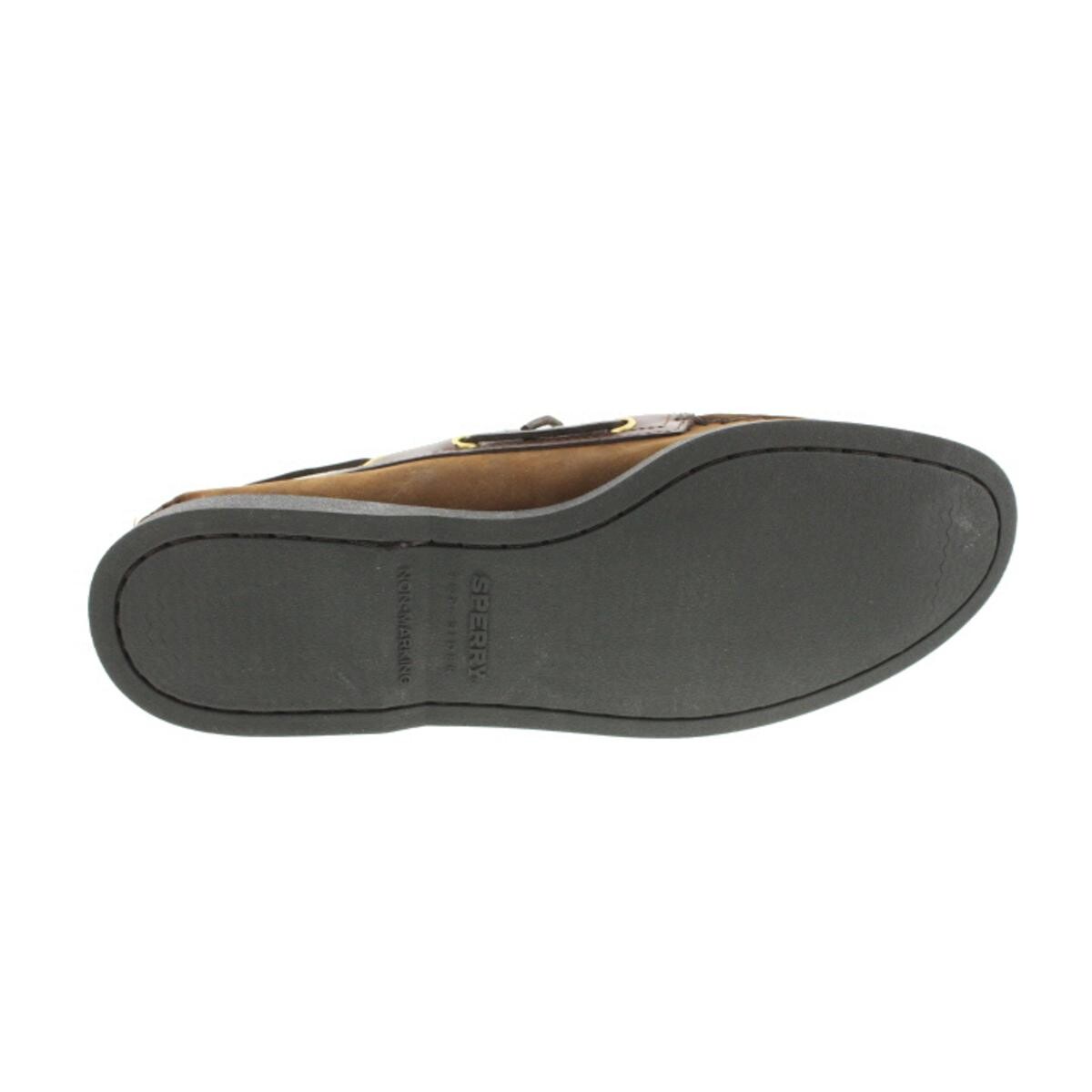 

Подлинные оригинальные мужские двухцветные топсайдеры из нубука Sperry, цвет Brown Buck/Brown
