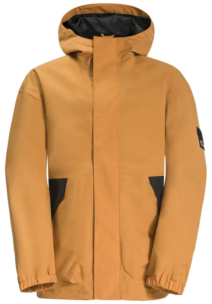 

Куртка Jack Wolfskin для отдыха "TEEN 2L JACKET Y", с капюшоном, цвет Maroccan-Gold