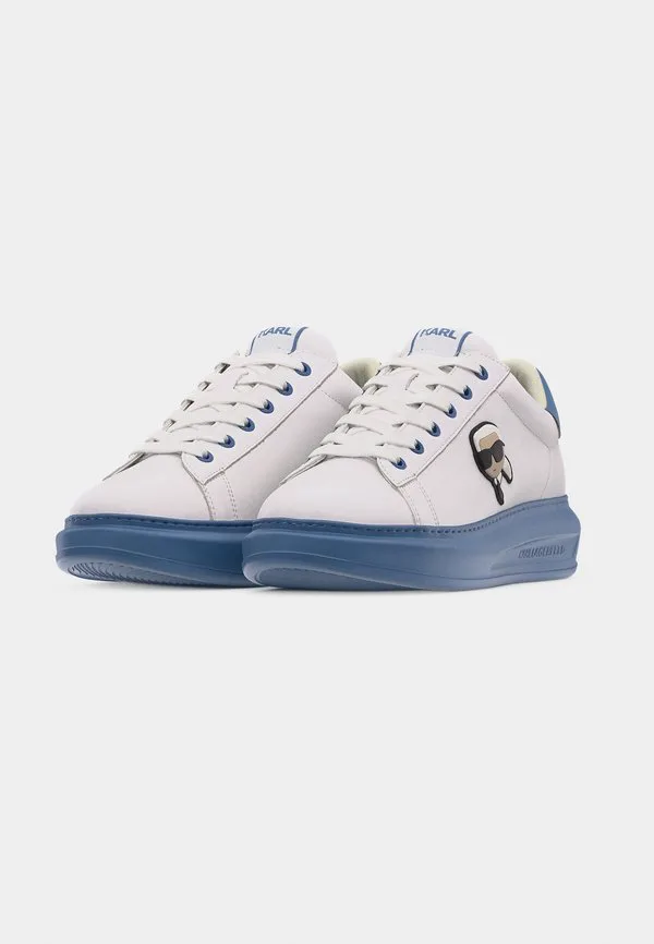 Мужские кроссовки kapri на шнуровке Karl Lagerfeld, White/Blue — фото 3