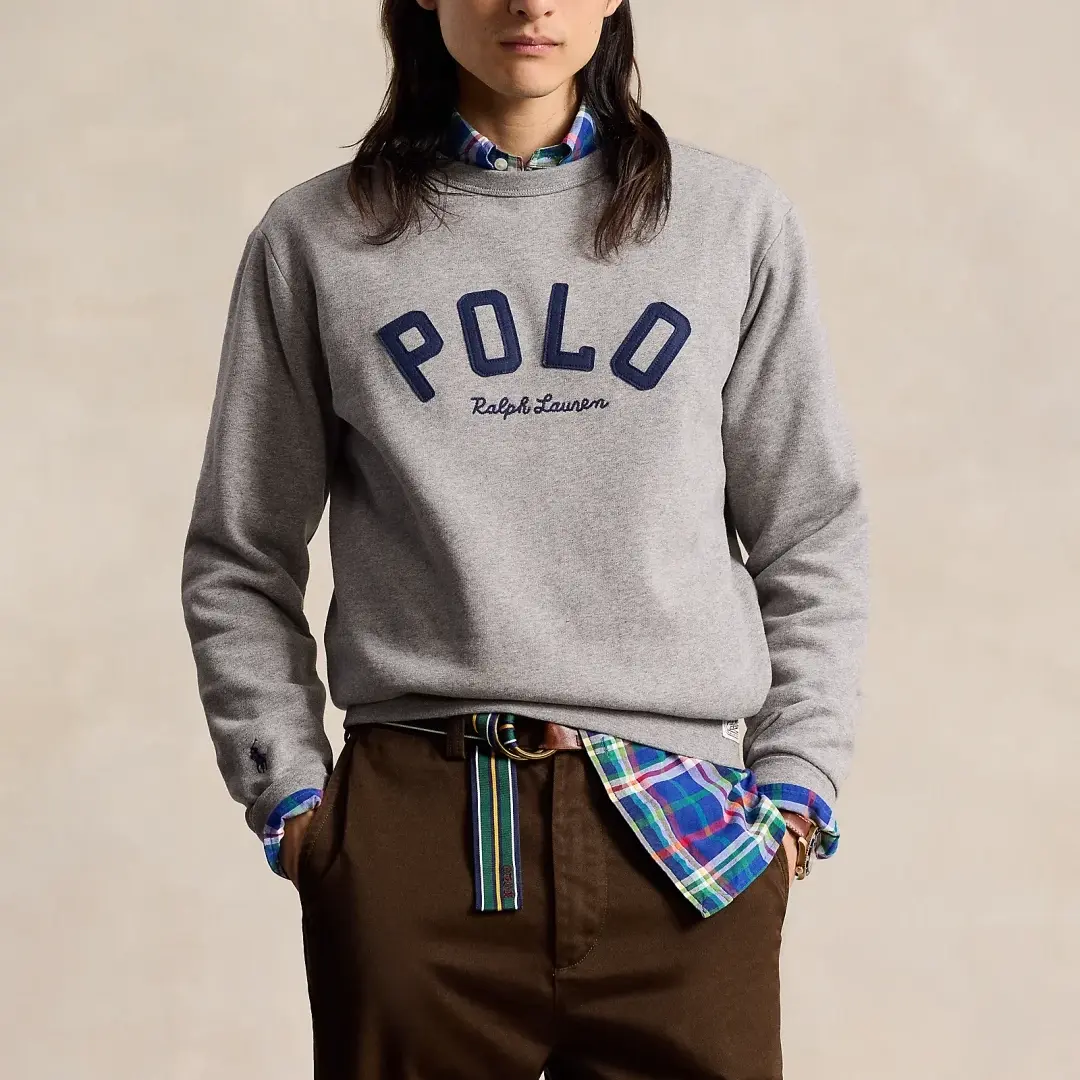Свитер мужской темный винтаж Heather Polo Ralph Lauren — фото 4