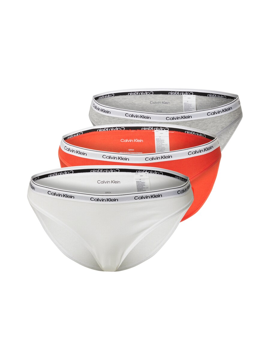 

Трусики Calvin Klein Underwear, цвет mottled grey/Dark orange/White
