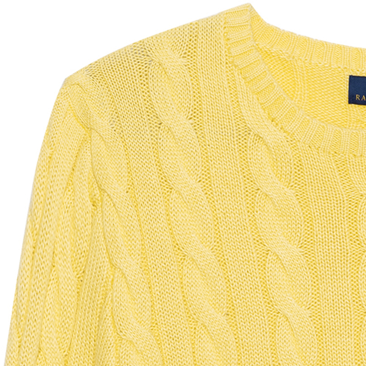 Свитер Kimberly Polo Ralph Lauren, желтый — фото 4