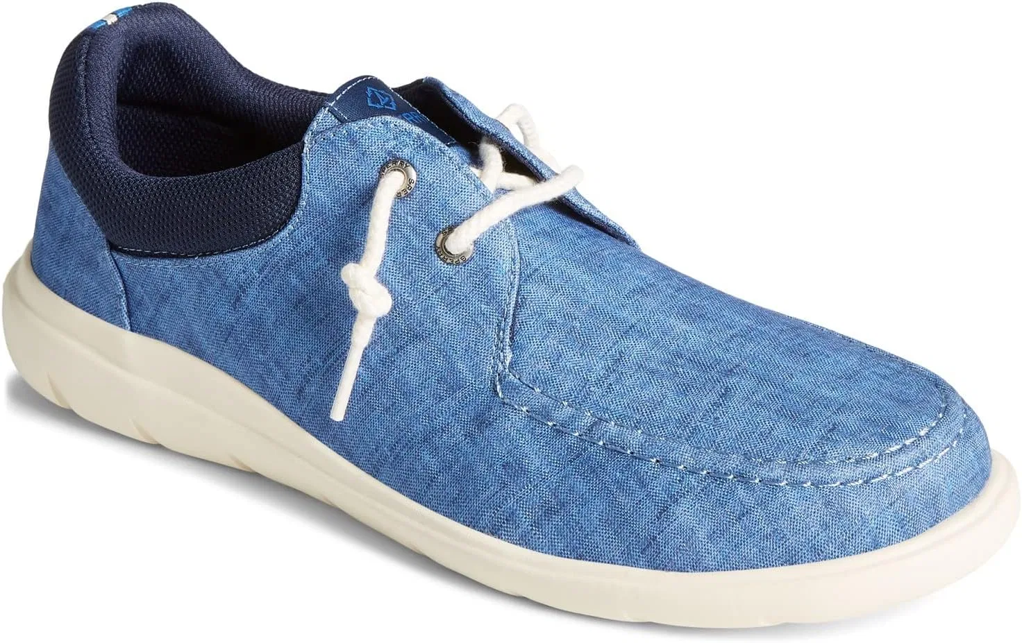 Мужские туфли Sperry Capt Moc, Blue Chambray — фото 2