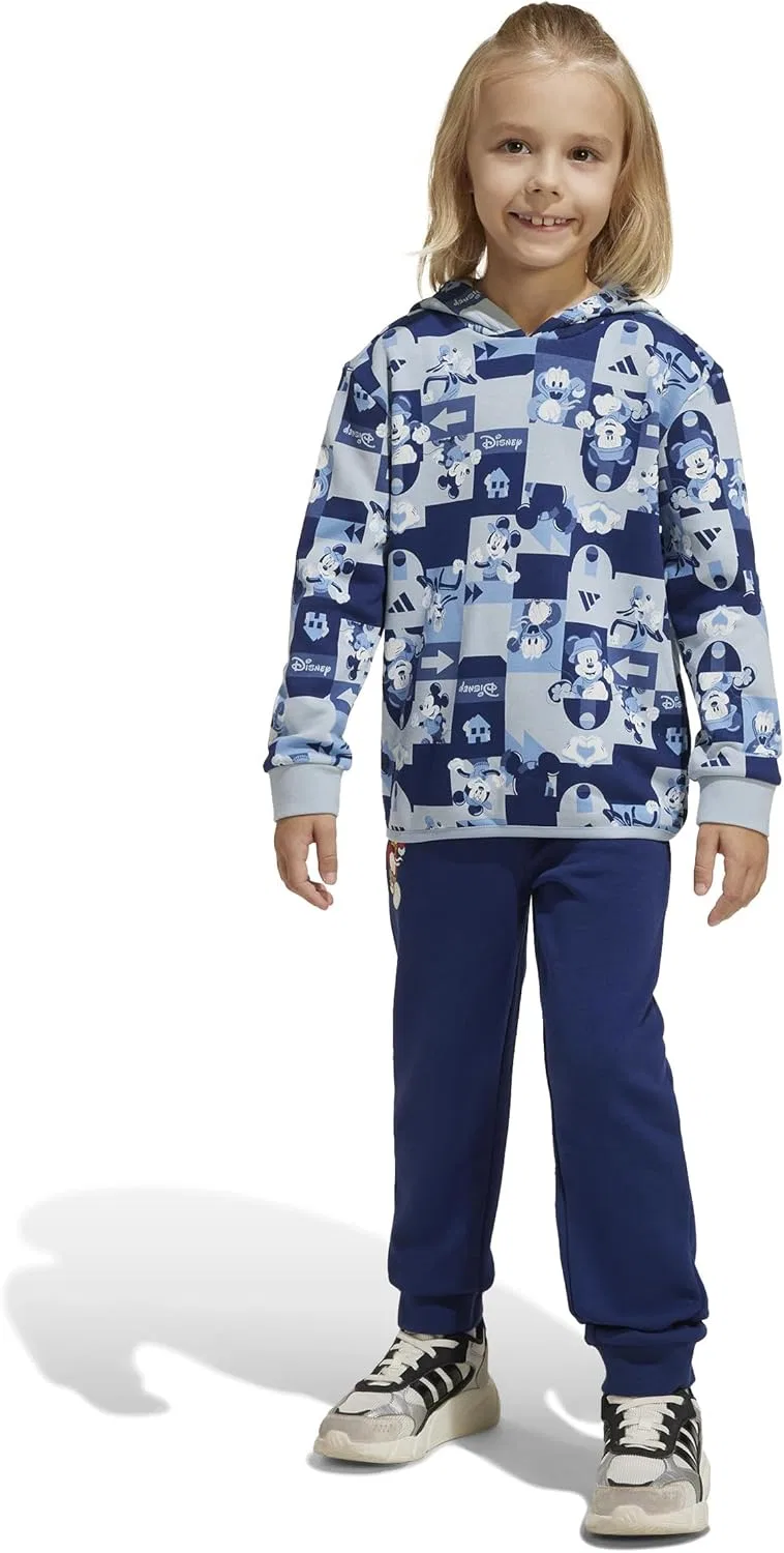 Adidas Originals Детский спортивный костюм Adidas с изображением Микки Мауса от Disney, Wonder Blue Melange/Multicolor