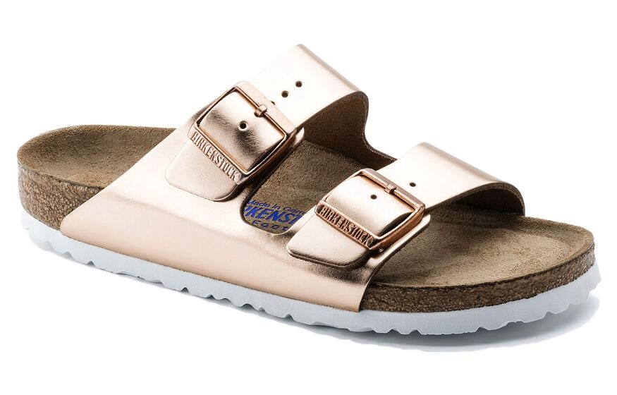 Вьетнамки женские металлик медь Birkenstock, цвет Metallic Copper — фото 2
