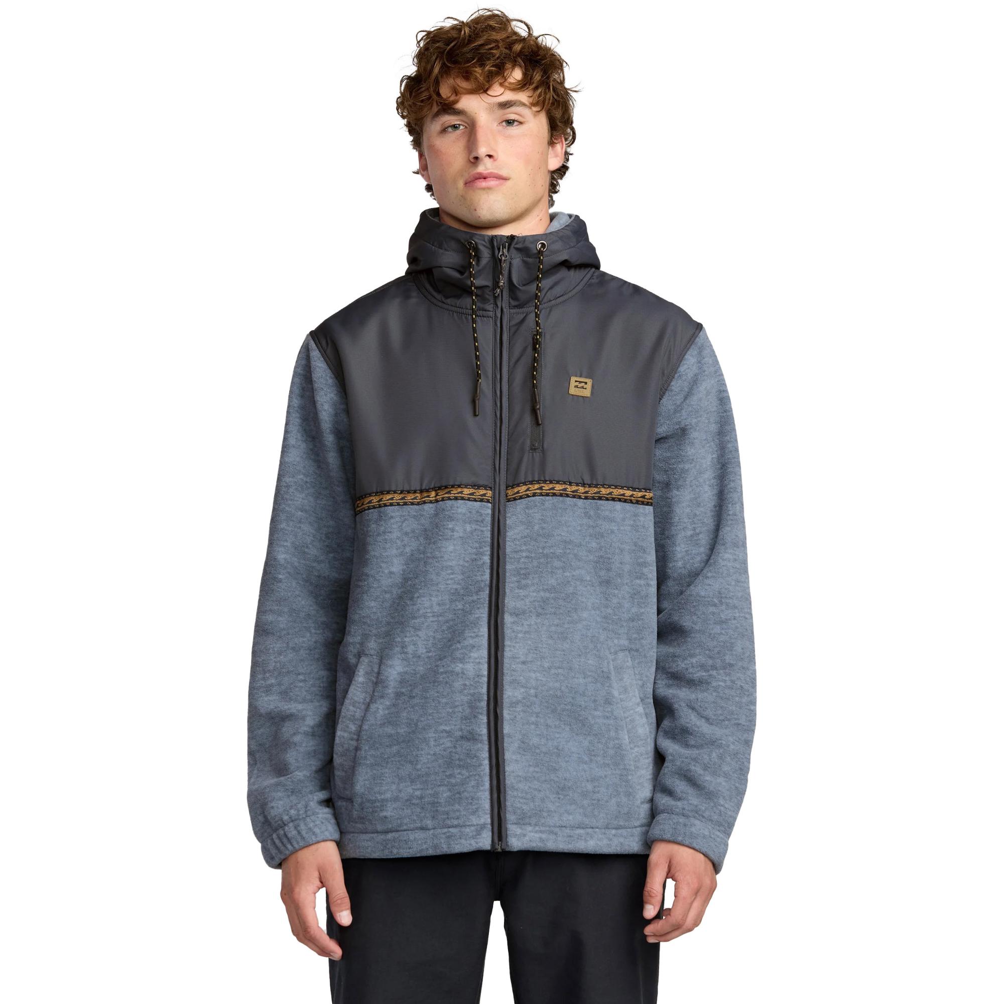 

Мужская толстовка Boundary Lite на молнии Billabong, Steel Blue, Синий, Мужская толстовка Boundary Lite на молнии Billabong, Steel Blue