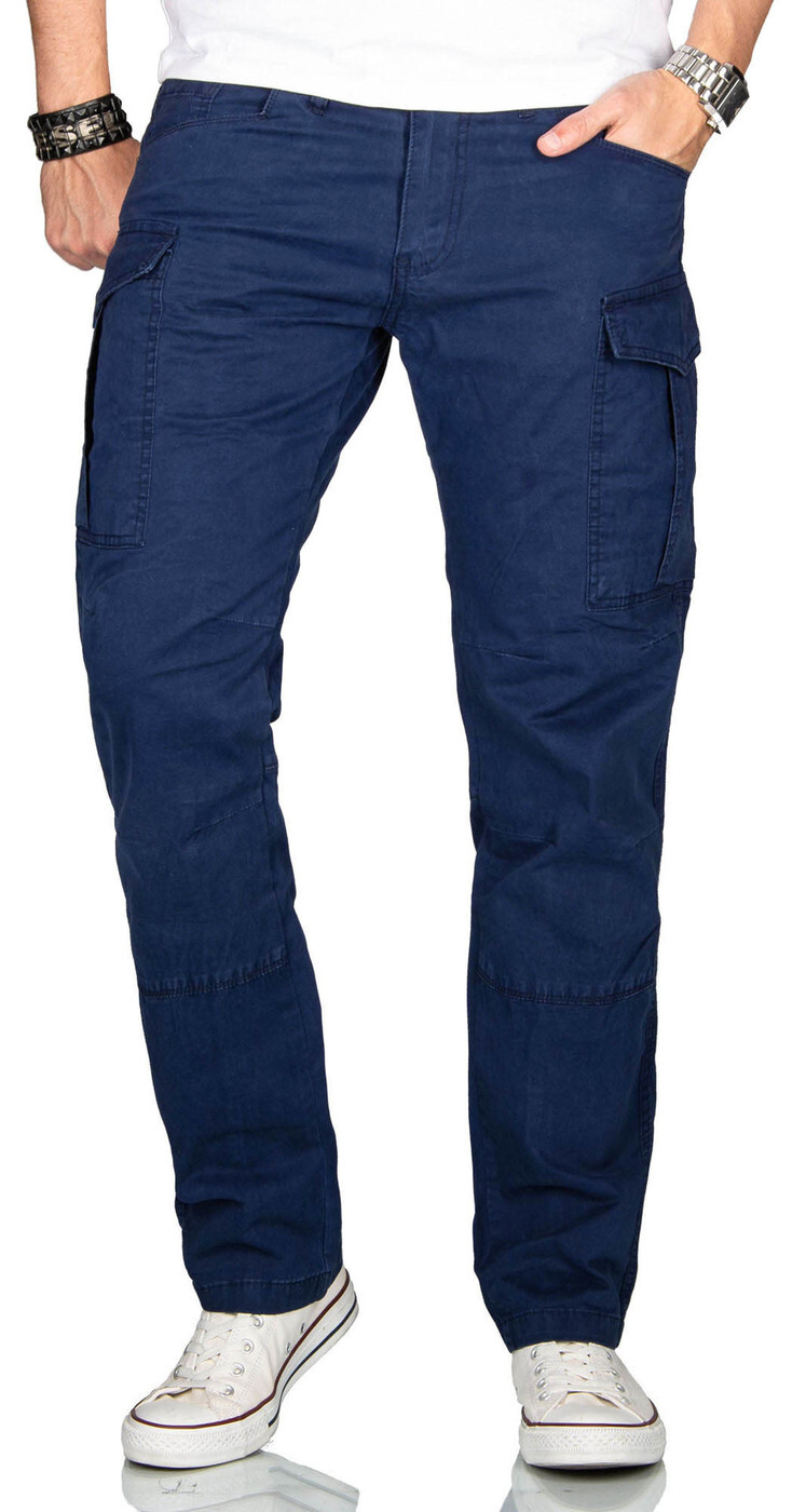 

Брюки чинос Alessandro Salvarini Hose Stretch AS032, темно синий