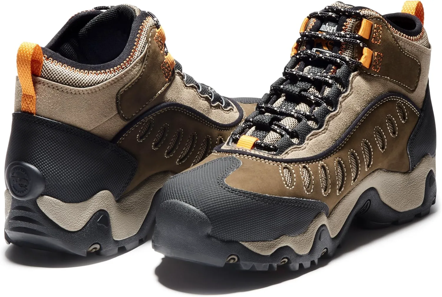 

Мужские водонепроницаемые модные кроссовки на шнуровке Timberland PRO Mudslinger Mid, коричневый