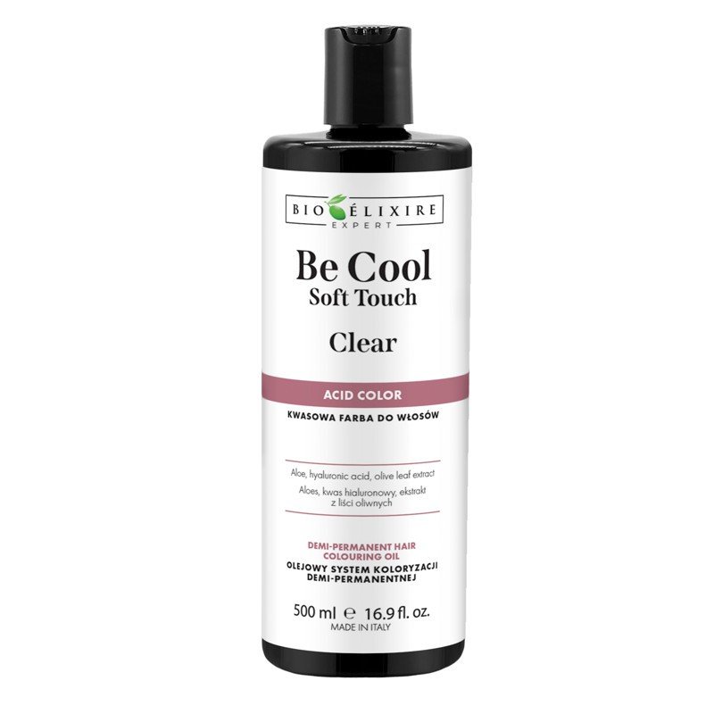 

BIOELIXIRE Кислотная краска для волос Be Cool SOFT TOUCH - CLEAR - 500 мл