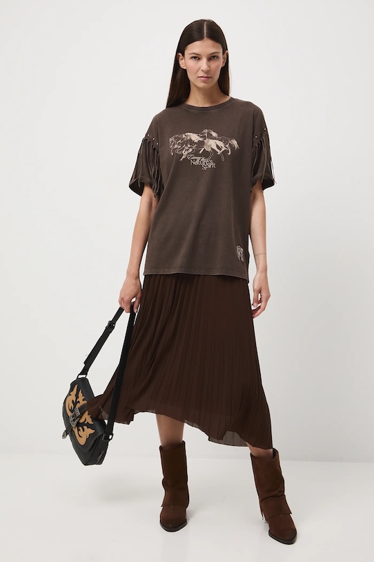 

Хлопковая футболка Medicine, коричневый